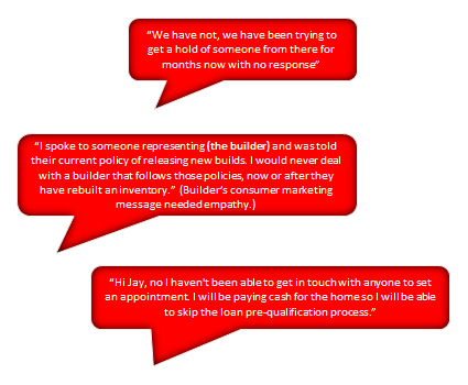 A group of red rectangular bubbles with white text.